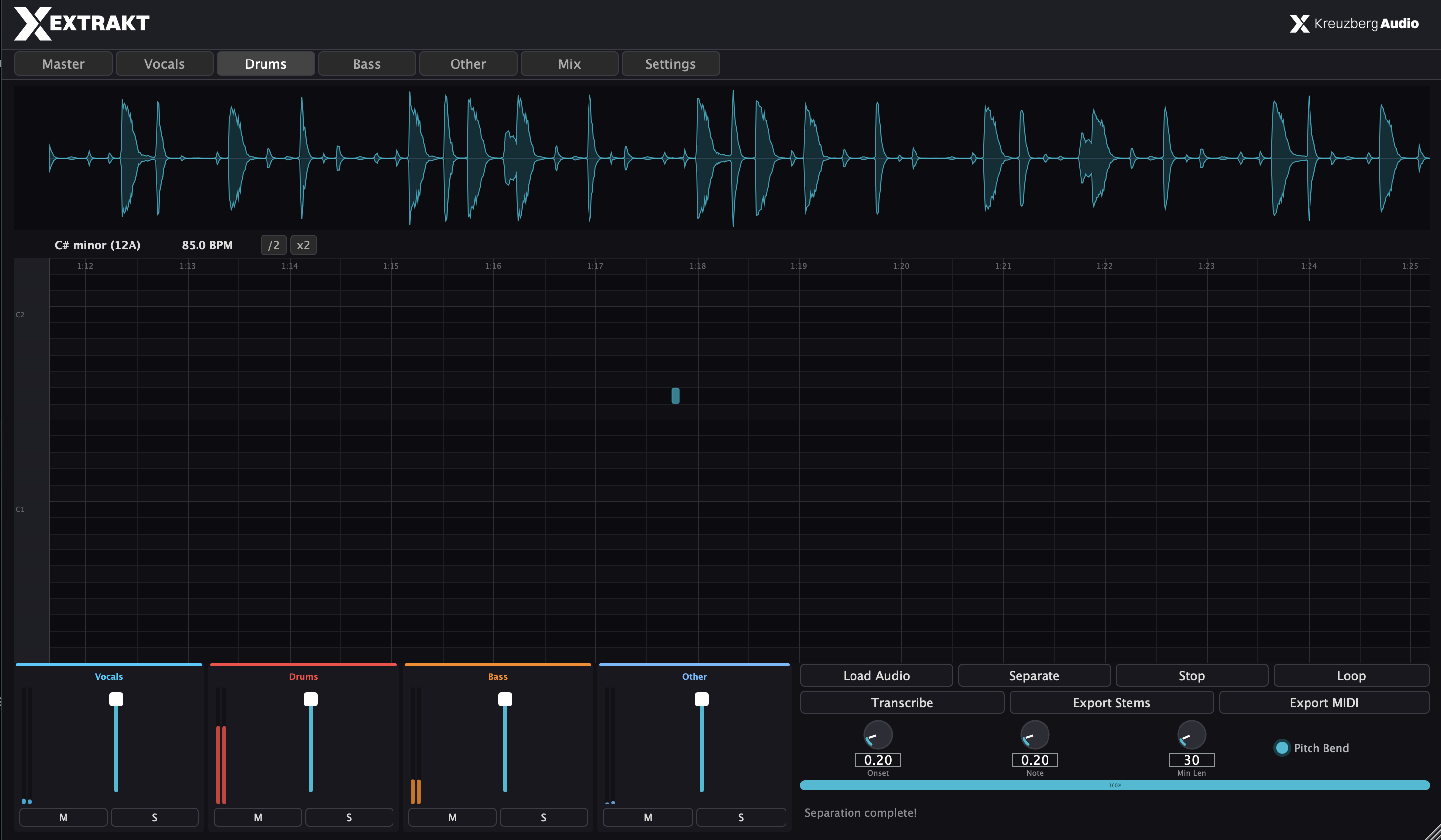 EXTRAKT — Drums MIDI