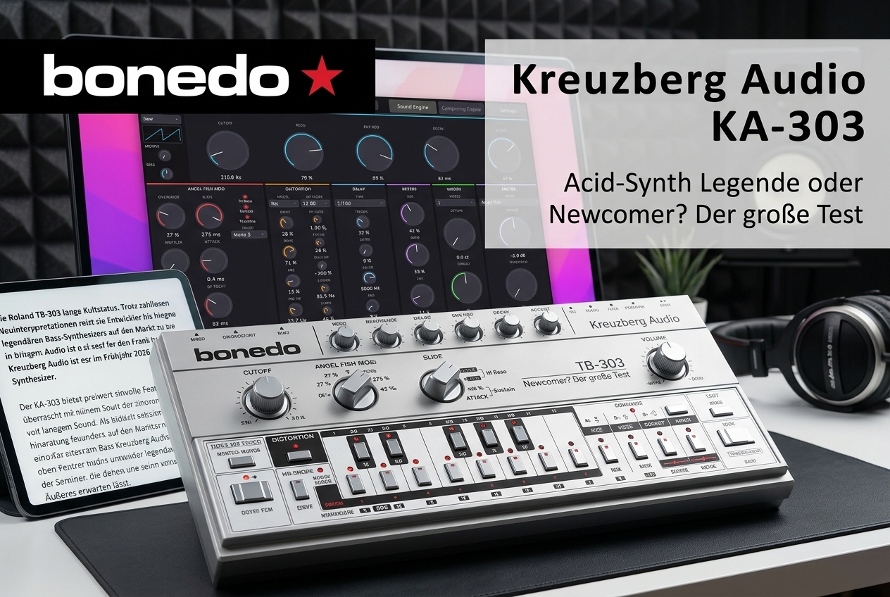 Kreuzberg Audio KA-303 Acid-Synthesizer im bonedo Test, vier von fünf Sternen