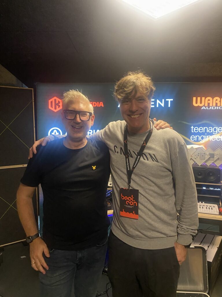 Frank Hahn with Steve Baltes at Beatcon 2026