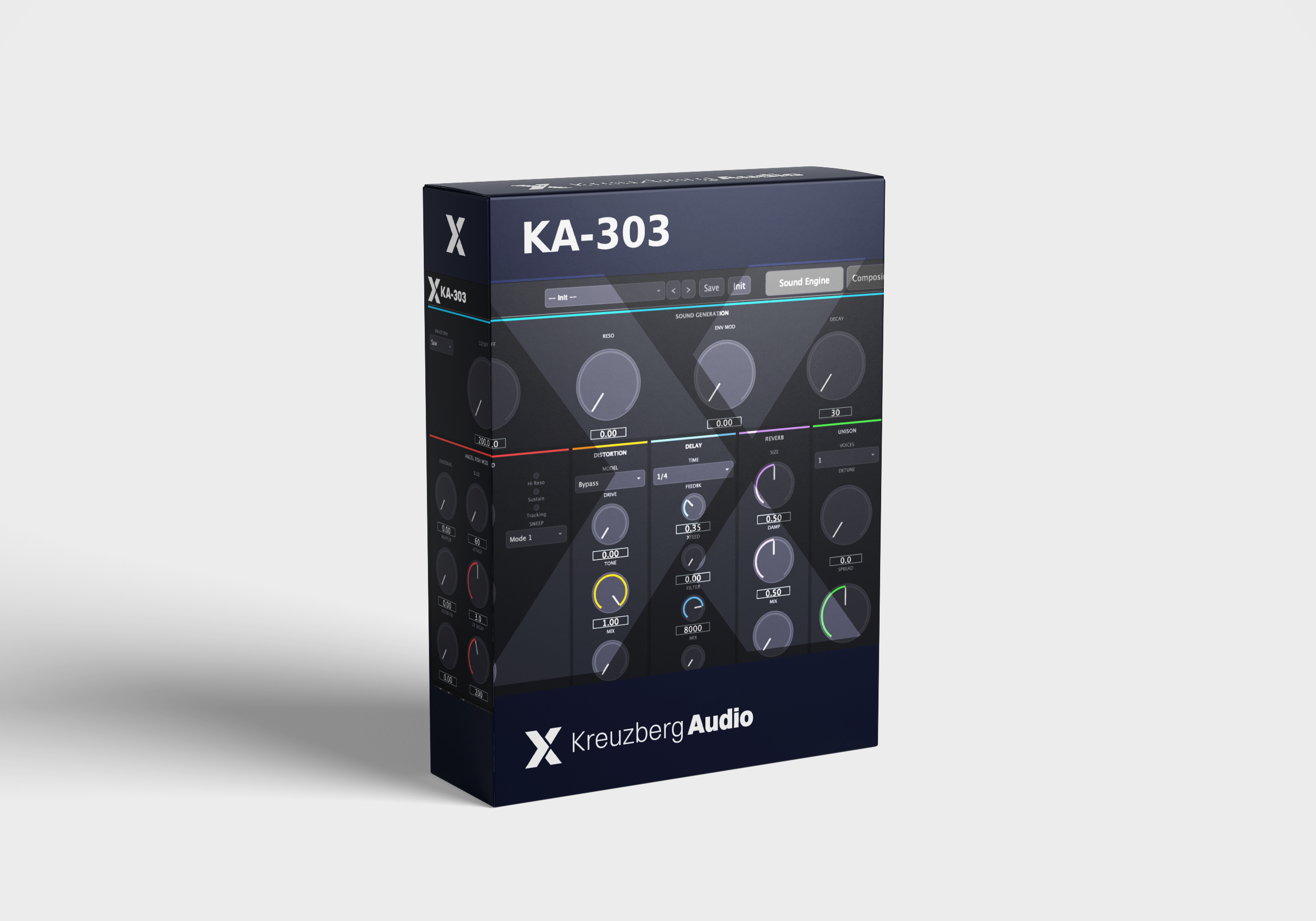 KA-303 — TB-303 Acid Synthesizer Plugin (VST3/AU) | Kreuzberg Audio